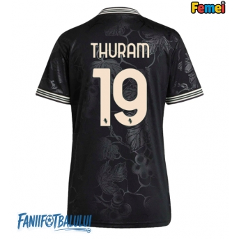Juventus Khephren Thuram #19 Tricou Fotbal Replică 2025-26 Femei Treilea